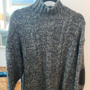 Dark Grey Turtleneck Sweater